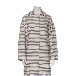 Versace Collection striped coat